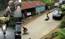 Actor Vin Diesel causa euforia durante filmación de película en Navarrete