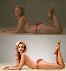 Así es cómo transforman a una chica en una supermodelo