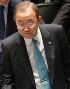 Ban Ki-moon se reunirá mañana a las 8:00 de la noche con el presidente Medina .