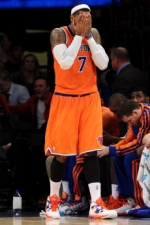 Carmelo explota por el desempeño