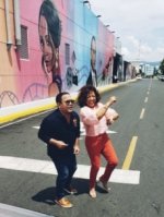Colorido y dominicanidad en el vídeo que graban Milly Quezada y Héctor Acosta