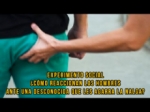 ¿Cómo reaccionan los hombres ante una desconocida que les agarra la nalga?