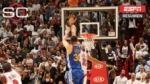 Con 42 de Curry, los Warriors sobreviven en la visita al Miami Heat