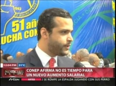 Conep: no es tiempo de un aumento salarial