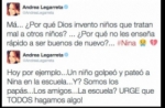 ¡Denuncia! Hija de Andrea Legarreta sufrió bullying en la escuela.