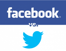 Descubra las cuatro diferencias entre Twitter y Facebook.