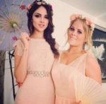 Eiza González se pelea a golpes en plena boda