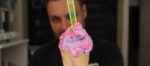 El helado que cambia de color