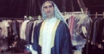 El principe karim filmando su parte para la pelicula