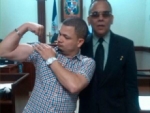 El reguetonero puertorriqueño Jowel está en audiencia en el Palacio de Justicia
