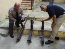 Encuentran metralletas de la Segunda Guerra Mundial en La Romana