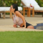 FOTOS: Kim Kardashian muestra sus partes íntimas en México