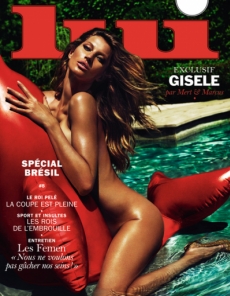 ¡Gisele Bündchen completamente desnuda para la revista Lui! (+ Fotos)