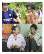 Hallan a padre e hijo perdidos 40 años en la selva.