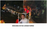 El Dr. Leonar Muñoz fue la victima identificada del desastroso accidente al incendiarse su vehículo
