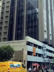 Increíble ! Así se movieron los edificios durante el sismo de 6.6 en México.