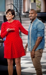 ¡Kanye West presentó a North en el show de Kris Jenner!