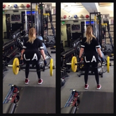 Khloé Kardashian mostró cómo se pone en forma