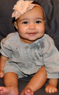 Kim Kardashian compartió nuevas fotos de North West