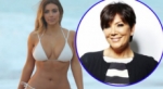 Kim Kardashian heredó el gusto por el tubo de su madre (VIDEO)