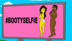 Kim Kardashian lo muestra todo en la campaña de 'Los Simpsons'
