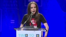 La actriz canadiense Ellen Page revela que es homosexual