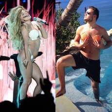Lady Gaga se rindió ante el traje de baño de Liam Payne