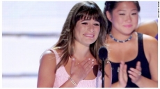 Lea Michele dedica un premio y su emotivo discurso a Cory Monteith
