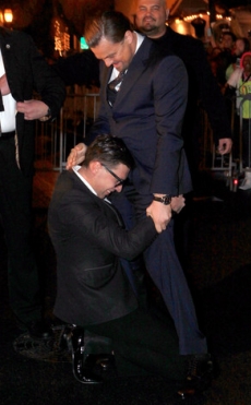Leonardo DiCaprio es víctima de una de las bromas de Vitalii Sediuk