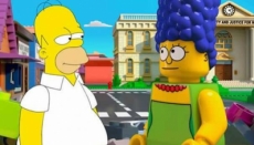 Los Simpson' se convierten en Lego.