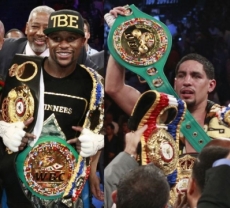Mayweather amenaza echar abajo Canelo-Khan con regreso vs Danny García