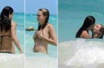 Michelle Rodriguez y Cara Delevingne se besan en topless