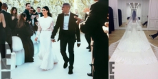 Mirá el vestido de novia de Kim Kardashian que costó medio millón de dólares
