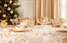 Monta una elegante mesa para Nochebuena