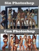 Muestran Cuerpos Hot sin la magia del photoshop