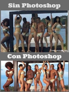 Muestran Cuerpos Hot sin la magia del photoshop