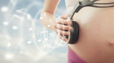 Música para bebés en el vientre.