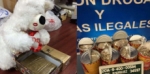 Narcos usan peluches y latas para tráficar drogas