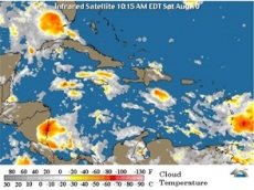 Onamet anuncia vaguada y viento del este provocarán lluvias