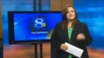 Periodista responde en vivo a hombre que la llamó gorda.