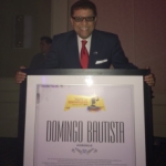 Reconocen trayectoria de Domingo Bautista