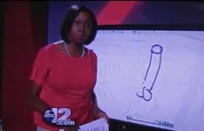 Reportero inocentemente dibuja pene (VIDEO)