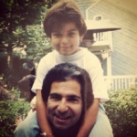 Rob Kardashian recuerda a su padre con una tierna foto de niño