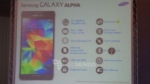Se filtra caja Samsung Galaxy Alpha: características finales