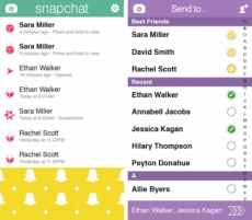 Snapchat ahora permite intercambiar mensajes de texto y chatear en vivo.