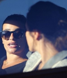 Tras la muerte de Cory, Lea Michele por fin se deja ver