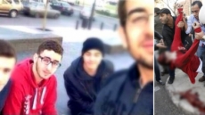 Un adolescente es fotografiado instantes antes de morir en un atentado