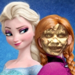Una nueva versión de Frozen la muestra como una película de terror.