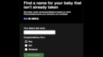 Una página web elige por ti un nombre